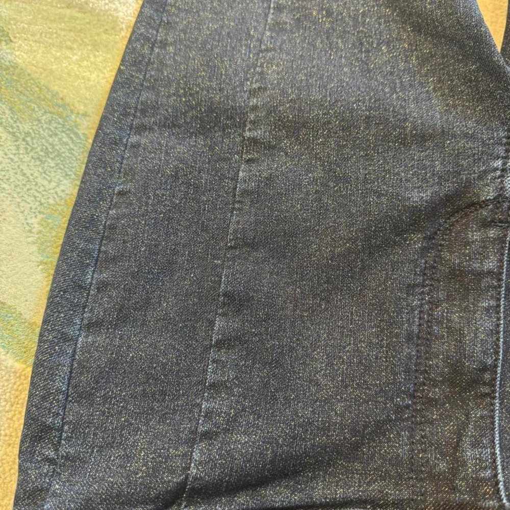 Anthropologie Pilcro Gold Shimmer Skinny Jeans – Women's Size 2 - Picture 2 of 8
